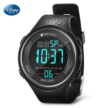 迪士尼儿童手表非智能初高中生青少年男童防水夜光学生