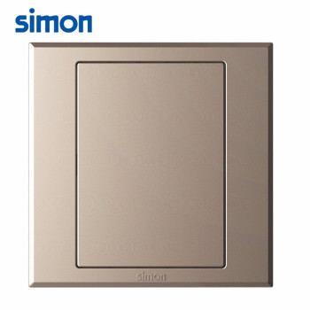 SIMON西蒙开关插座 空白面板 E3系列白板空白盖板 301000香槟金色