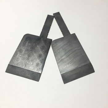 刀胚 大马士革花纹钢 手工diy笔刀裁皮刀削薄刀刀胚 不是成品 瑞粉裁