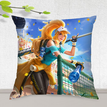 抱枕游戏周边李白花木兰诸葛亮韩信貂蝉妲己定制靠枕头 花木兰296 长