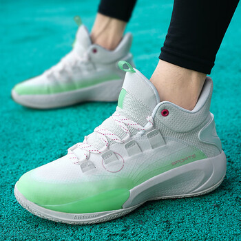 李寕空袭9代篮球鞋有声青少年粉色运动鞋男女学生水泥地实战球鞋 130