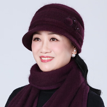 70岁老太太的帽子秋冬中老年人帽子女加绒保暖老人奶奶婆婆冬季妈妈