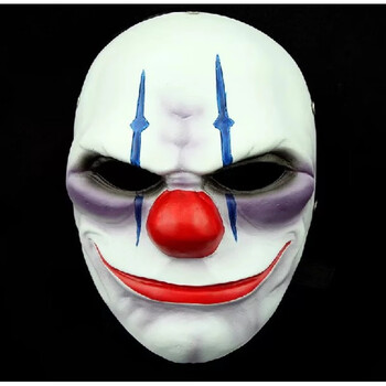 蝙蝠侠小丑cos 黑暗骑士塑料面具绿毛万圣节派对头套化妆舞会装扮