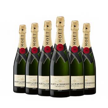 【酩悦经典香槟】酩悦 (Moet & Chandon)法国原装进口 经典香槟 750ml x 6瓶/箱【行情 报价 价格 评测】-京东