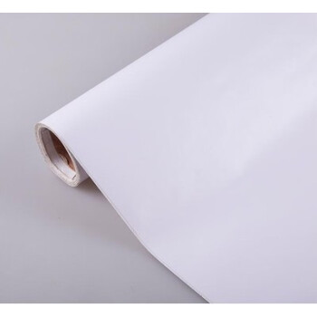 45cm宽 pvc防水自粘墙纸客厅卧室背景墙墙壁纸 8米 白色 8米纯白 仅