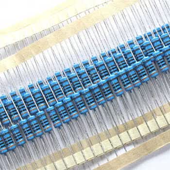 金属膜色环电阻 1% 500欧 500r 1/8w 1/4w 1/2w 1w 2w 0.