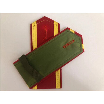 优鼎企学生军训肩章肩牌红色肩章学校学员肩章迷彩服肩章肩章红色一对