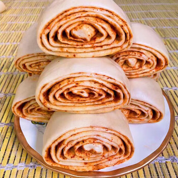 虎钢馋麻辣花卷馍馒头辣子卷卷陕西渭南大荔特产真空包装家庭办公