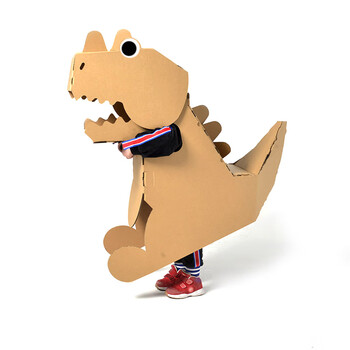 纸壳城堡 子游戏diy儿童手工模型制作材料孩涂色涂鸦硬纸箱diy玩具纸