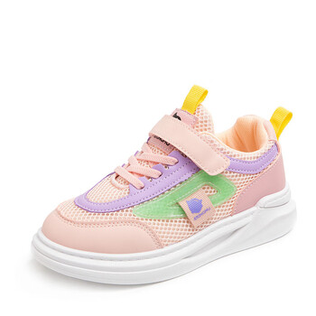 甜贝星儿童网面运动鞋新款小学生男童休闲鞋春春季软底韩版女童小白鞋