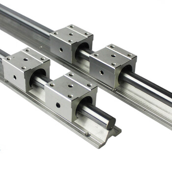sbr20铝合金全套导轨道滑动直线轴承导轨雕刻机滑块圆轨圆柱滑轨 sbr