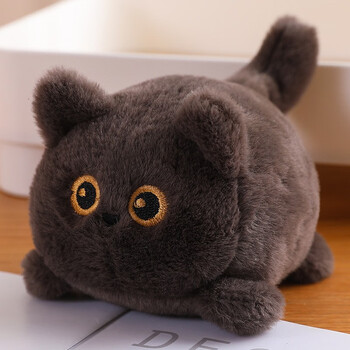 toy)拉线摇尾巴小猫咪毛绒公仔拉绳会动的毛绒玩具公仔玩偶情侣小礼物