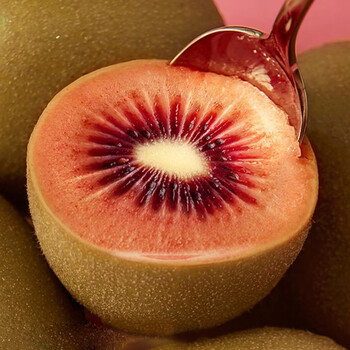 承园鲜新西兰佳沛宝石红奇异果8个装 单果85g 红心猕猴桃 新鲜水果当