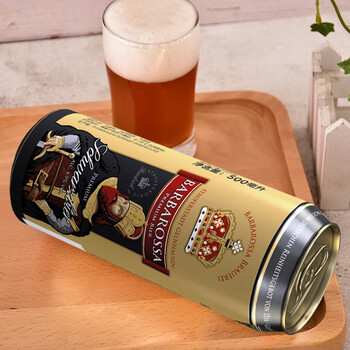 凯尔特人(barbarossa)黑啤酒500ml*18听 整箱装 德国原装进口