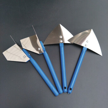 蓝柄不锈钢阴角器阳角器抹灰腻子阴阳角拉角器刮墙工具2个阴角2个阳角