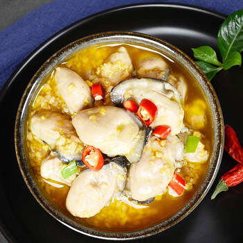 嗷嗷猫麻辣蒜蓉生蚝罐头捞汁网红小海鲜熟食海蛎子牡蛎即食罐装1罐装