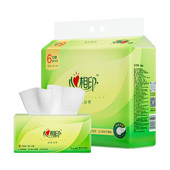 心相印抽纸【肖战同款】茶语丝享系列3层130抽*6包纸巾 (新旧交替)