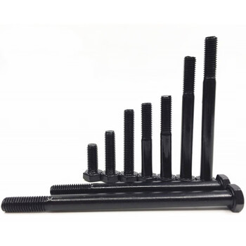 109级m14半牙螺栓外六角螺丝表面发黑m1460657090100180m14602支