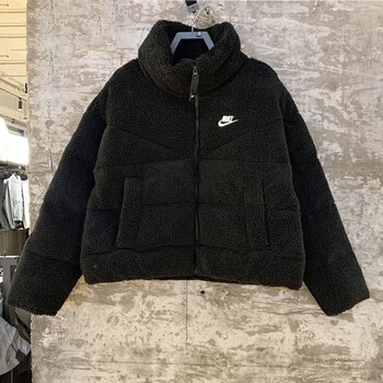 nike羽绒服外套女装冬季新款运动服羊羔绒保暖羽绒夹克dd4655-715 dd