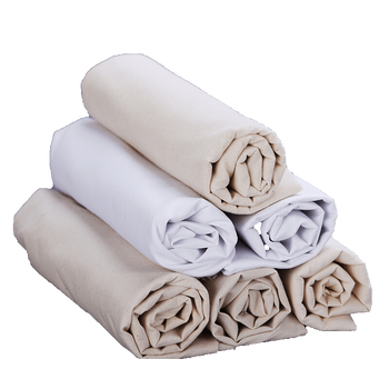 白坯布 涤棉纯棉布料 全棉白布画布涂鸦白胚布服装设计立裁布面料 1.