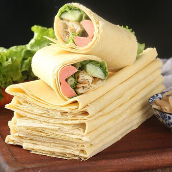 林客食光山东煎饼杂临沂特产粗粮全小麦手工制作杂粮早餐煎饼卷大葱