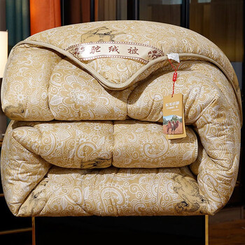 洁丽雅grace驼毛被子被芯加厚冬被双人保暖驼绒被春秋被单人学生宿舍