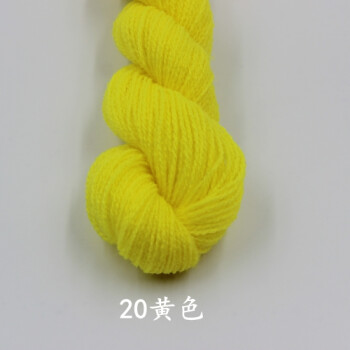 个性开丝米细毛线棉线纯色基础细线线手编夏季男士eb 20黄色10把价格