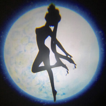 抖音水冰月汽车门迎宾灯车载照地感应开门改装