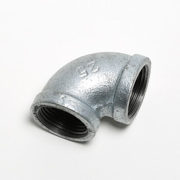 博弗森镀锌弯头90度内牙丝扣口铸铁玛钢管件4分6分1寸dn15 20 国标