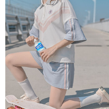 体考中考运动服女学生体育毕业班服少女纯欲套装高初中生夏季校服官网