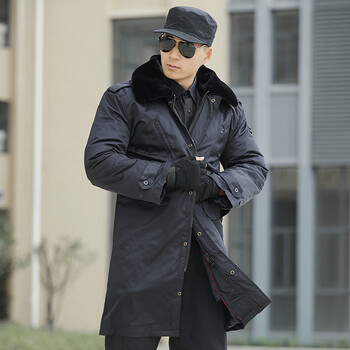 军大衣男冬季加厚防寒保暖中长款多功能保安作训大衣棉大衣军迷武特