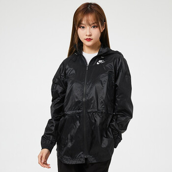nike耐克女装新款连帽休闲运动服跑步透气防风夹克外套aj2983101cz97
