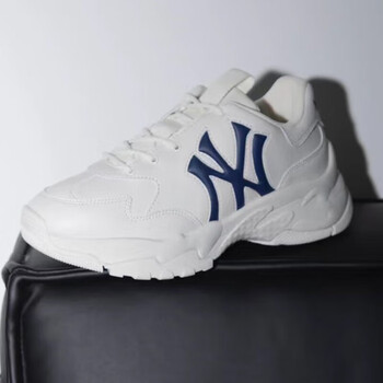 mlb官方 鞋子老爹鞋 时尚休闲运动鞋男女款厚底增高鞋 纽约洋基队/米