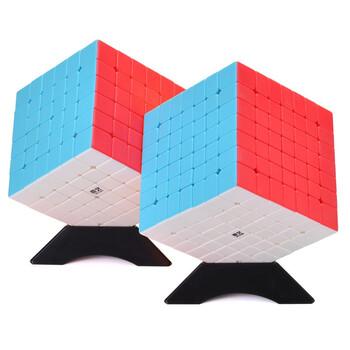 奇艺 启帆六阶魔方 免贴纸6阶磨砂面专业比赛魔方附送教程儿童玩具 六