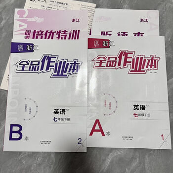 2024春全品作业本七7年级下册ab本英语人教版rj浙江专版