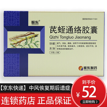 振东 芪蛭通络胶囊0.5g*24粒/盒 1盒装【图片 价格 品牌 报价】-京东