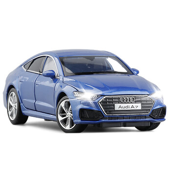绿野客奥迪a8la6a7合金车模型仿真儿童玩具车金属小汽车轿车男孩生日