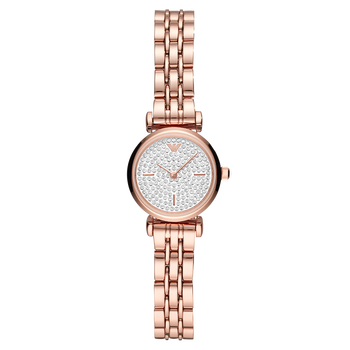 阿玛尼(emporio armani)满天星 手表满钻简约气质小表盘女表ar11266