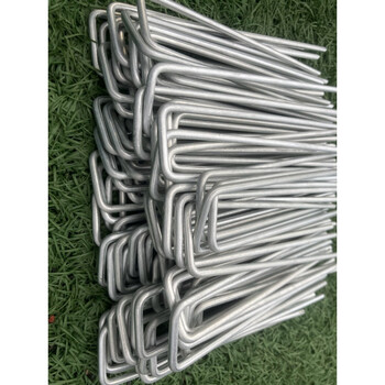 速锐德防草布地钉u型草坪钉地布钉抑草布地钉钢丝地钉防虫布钉镀锌地