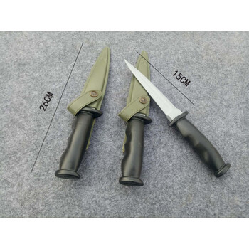 菲利捷橡胶刀训练道具武术搏击舞台表演军训训练儿童玩具 橡胶小刀