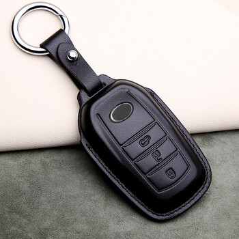 荣放威汉兰达亚洲龙汽车钥匙包扣 c款智能三键【绅士黑 圆环扣】