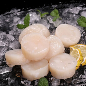 带子海鲜特大柱新鲜丁带子带子瑶柱500g 2斤装超大扇贝柱