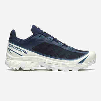 萨洛蒙（Salomon）XT-6 FT稳定抓地男士户外越野运动跑鞋 深蓝/白 标准40.5/US7.5