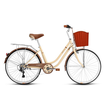 泊威尔买菜自行车女店富士达自行车女式款学生代步超轻便通勤买菜车