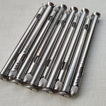 不锈钢内膨胀螺丝十字沉头拉爆螺丝顶爆螺丝断桥铝门窗用顶爆螺丝 m6*