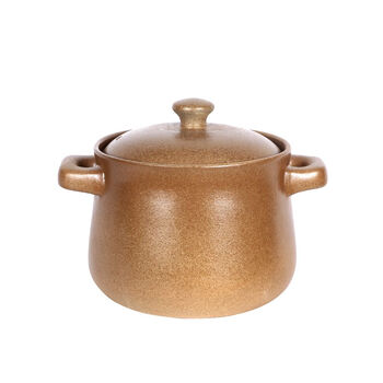 莱伏邦达平定砂锅 明火耐高温土沙炖锅家用陶罐内无釉老sn4840 3.