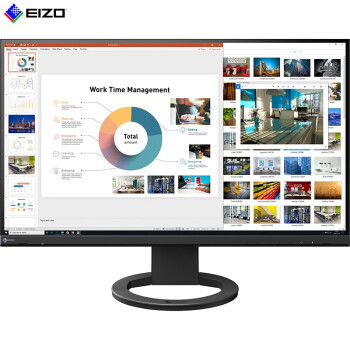 艺卓 (EIZO) EV2760 27英寸IPS面板16:9宽屏窄边框液晶显示器 黑色