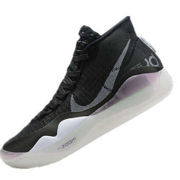 yzyw杜兰特12代篮球鞋通用子双气垫kd12勇士黑白实战防滑耐磨运动鞋男