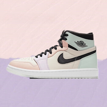 乔1 mid aj1灰白蓝中帮低帮复古篮球鞋莆田纯原 马卡龙 ct0979-101 43