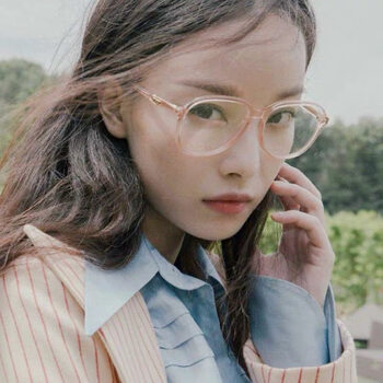 轻奢品牌明星网红款jennie同款眼镜框女韩版潮网红倪妮同款素颜透明
